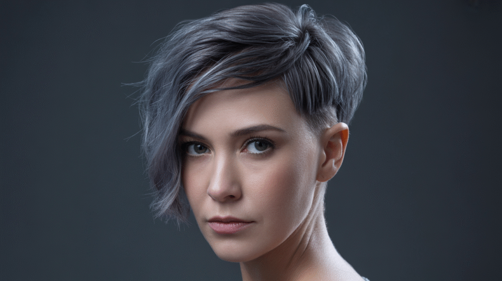 asymmetrical pixie cut