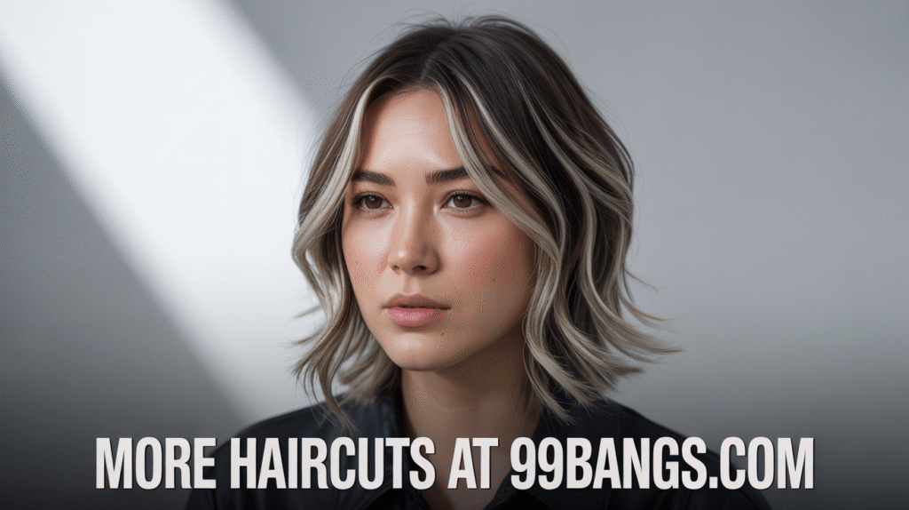 photo of Balayage with Silver Touches