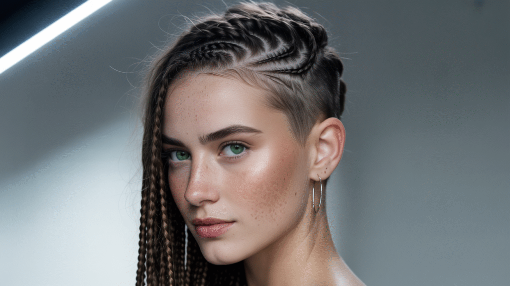 photo of Braided Side Shave Illusion