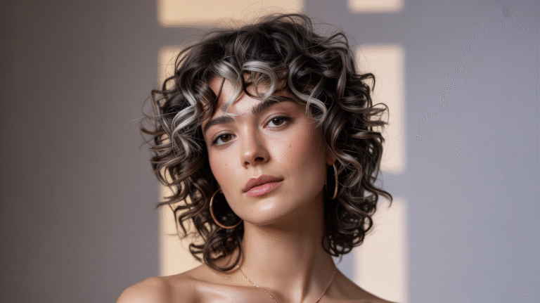 photos of Hairstyles With Silver Highlights