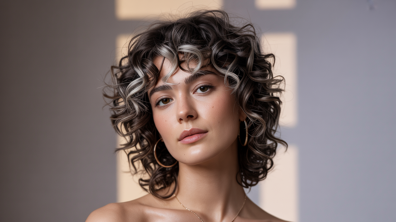 photos of Hairstyles With Silver Highlights
