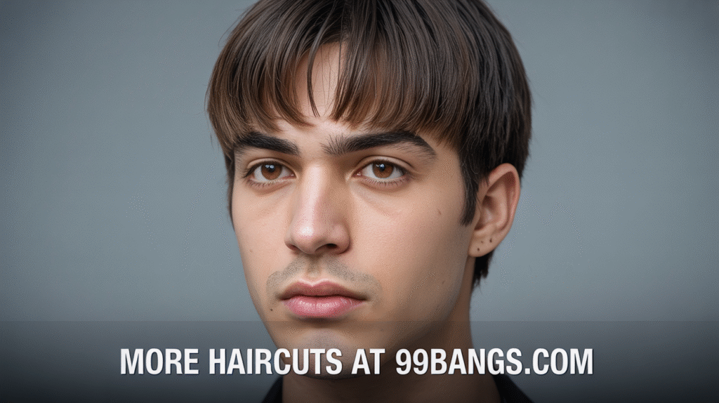 photo of Curtain Bangs men