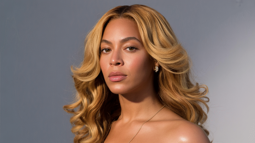 photo of Beyonce's Honey Blonde Hair