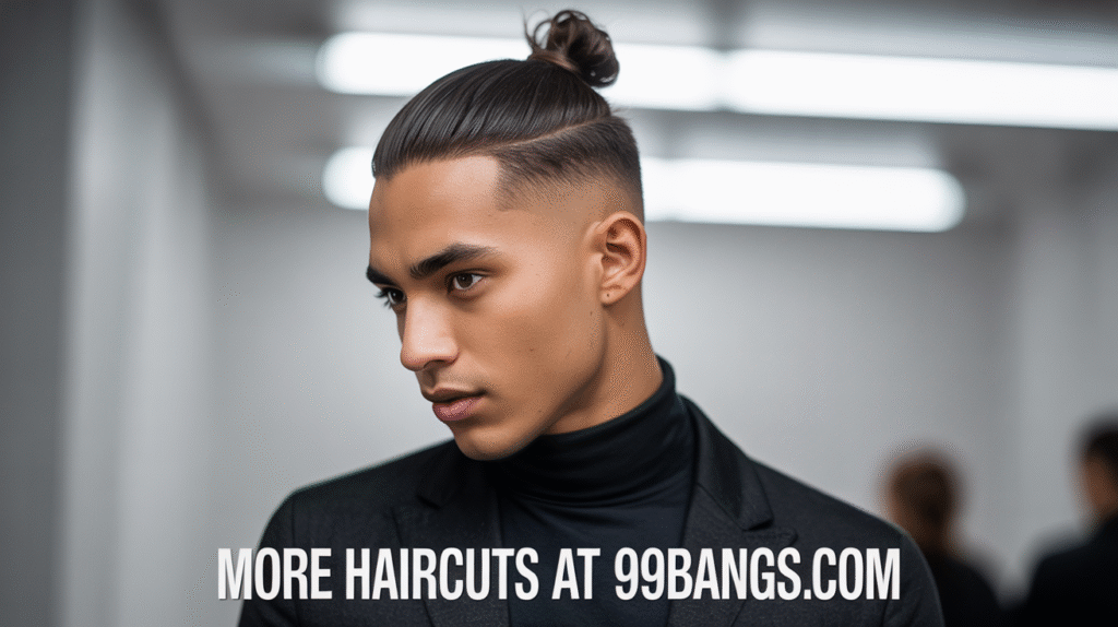 photo of Man Bun or Top Knot + Fade