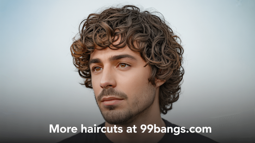 photo of Medium Curly Shag haircut