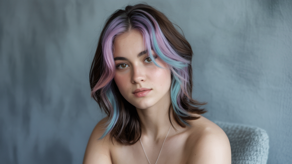 pastel highlights