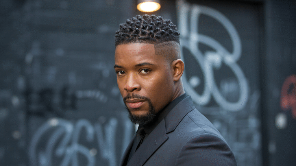 photo of Tapered Sides with Loc Top hairstyle