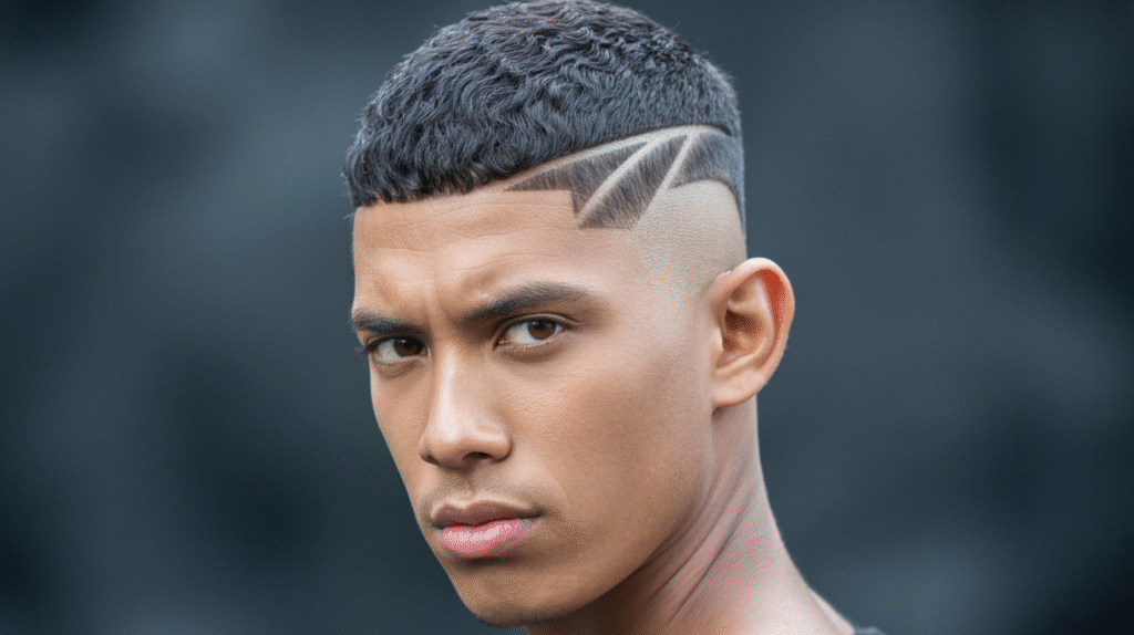 photo of The Burst Fade Mullet