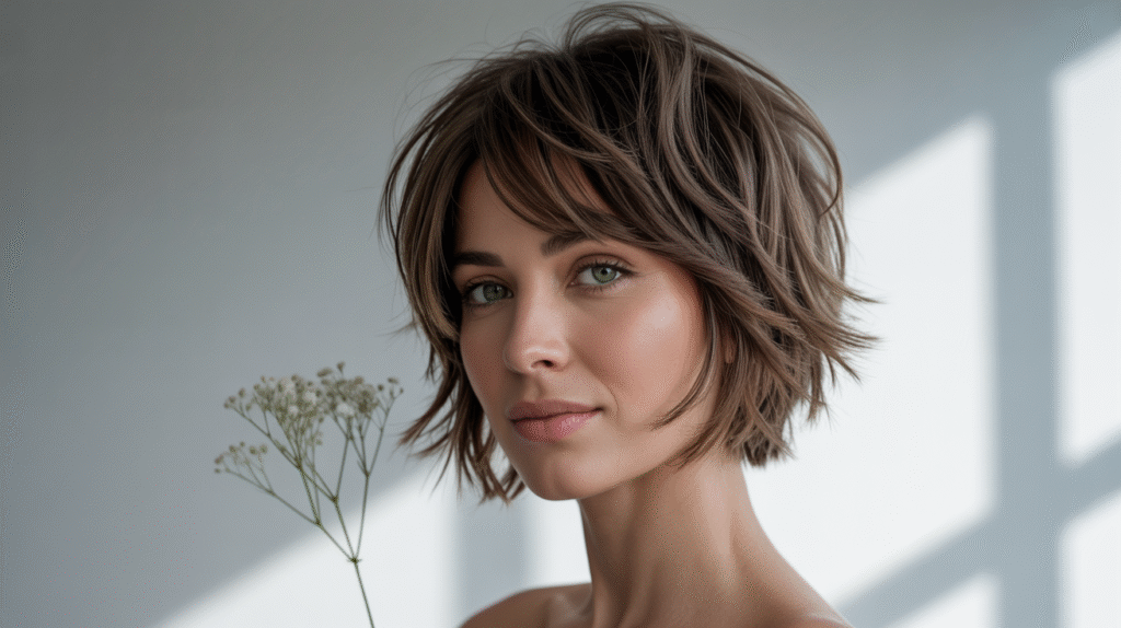 photo of The French Girl Shag Bob hairstyle