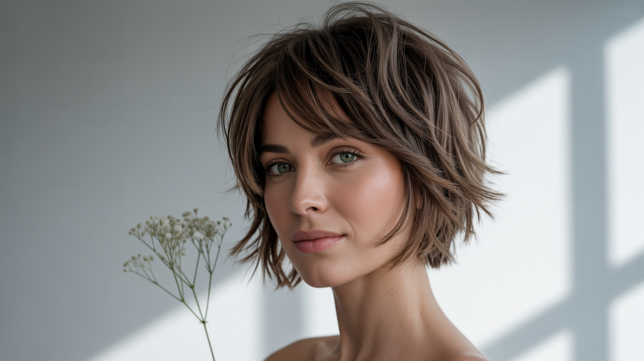 photos of shaggy bob hairstyle