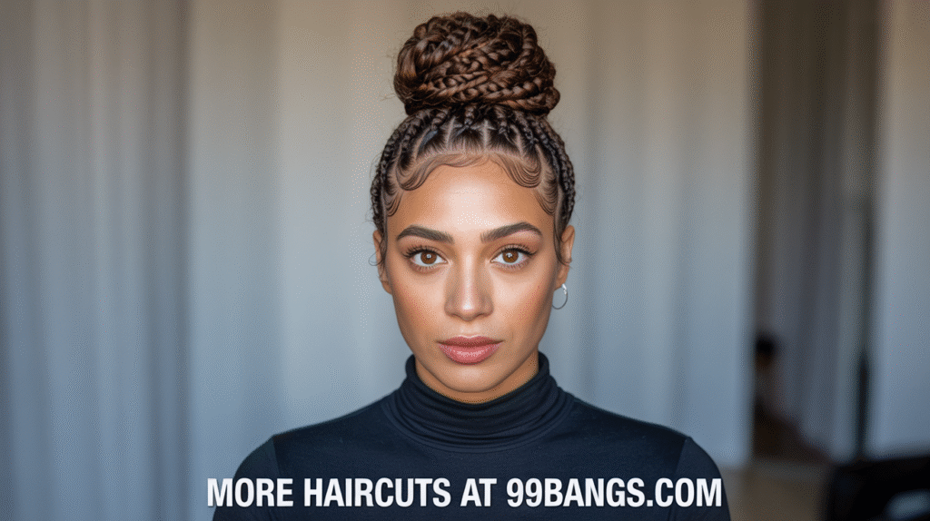 photo of Top Knot with Twists image