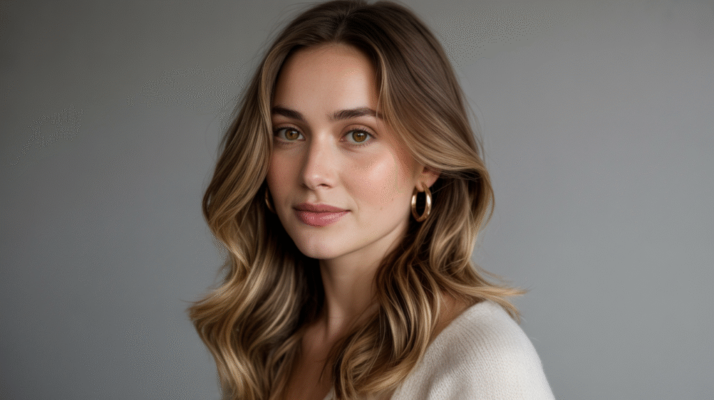 photo of Soft Caramel Balayage haircut