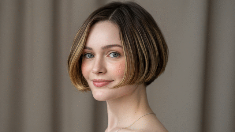 photos of round face haircuts for women