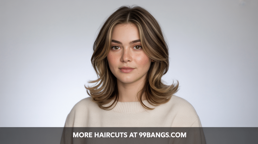 photo of a Long Layers with Face-Framing Highlights