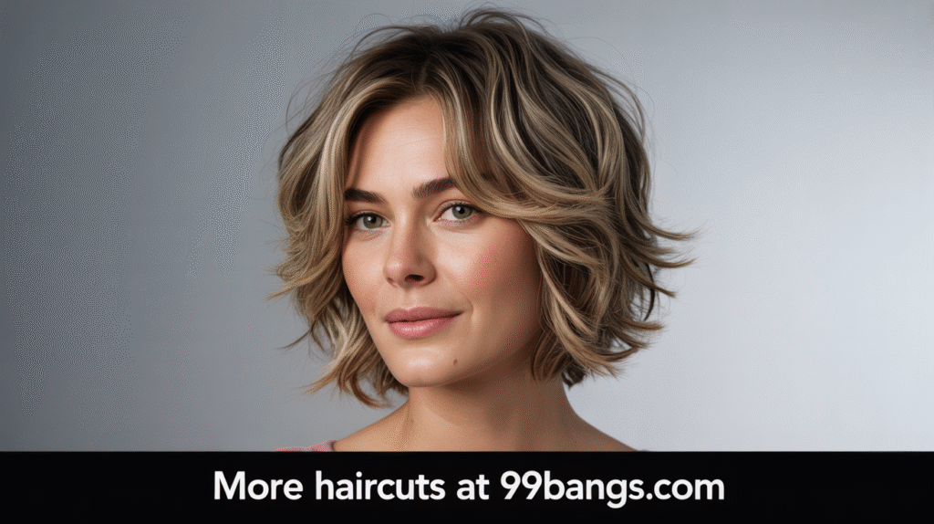 photo of Textured and Tousled Lob hairstyle