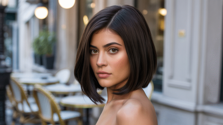 photos of Kylie Jenner’s Italian Bob-Inspired Hairstyles