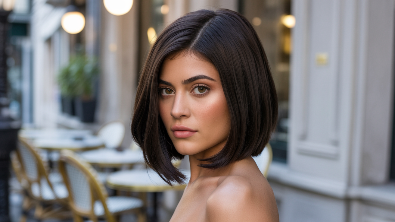 photos of Kylie Jenner’s Italian Bob-Inspired Hairstyles